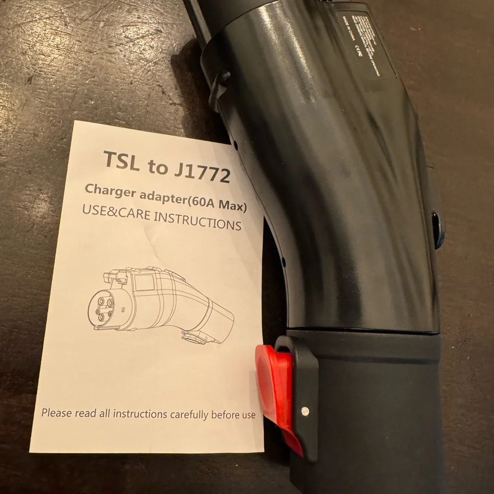 Tesla to J1772 Electric Vehicles Charging Adapter – 60 Amp High Power Converter